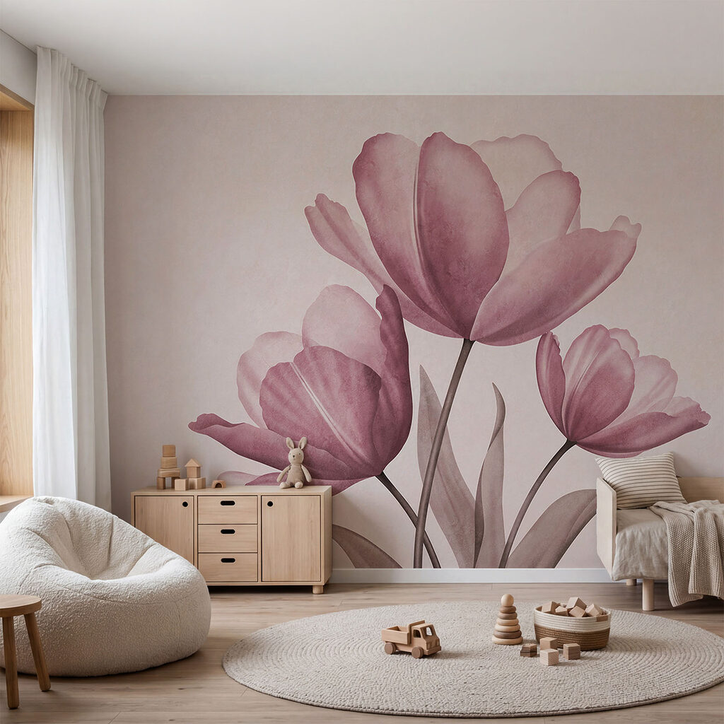 Eleganti tulipani dai delicati toni pastello