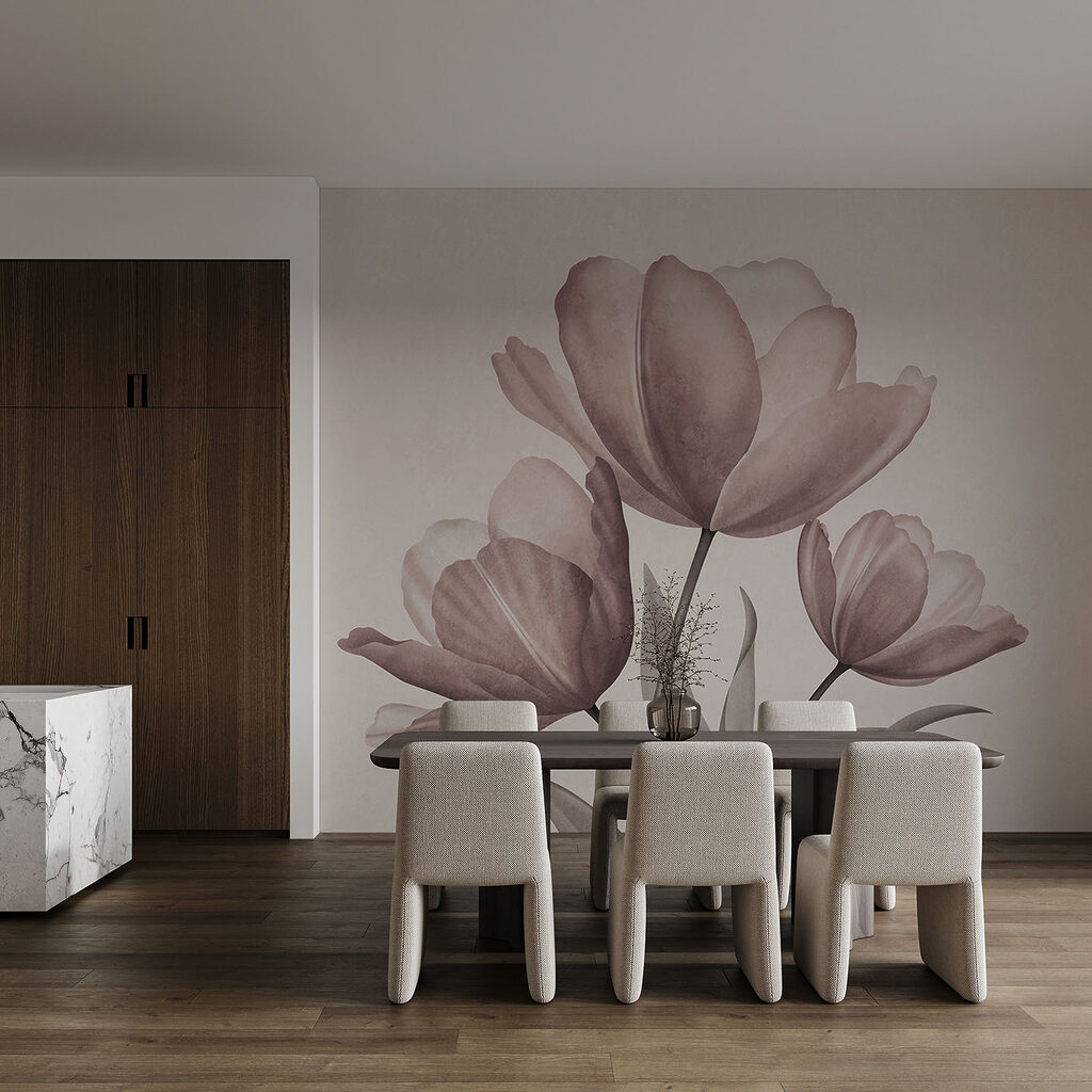 Tulipani eleganti dai delicati toni pastello