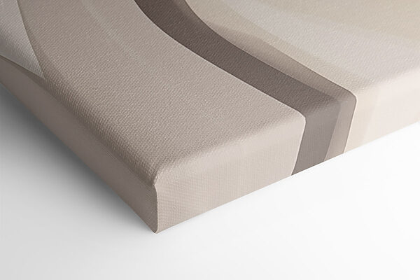 White and tan wavy lines White and tan wavy lines