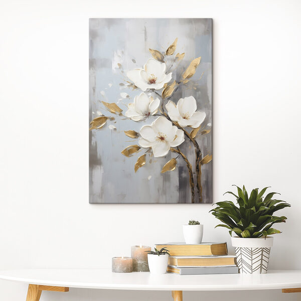 Quadri Fiori eleganti dai colori tenui