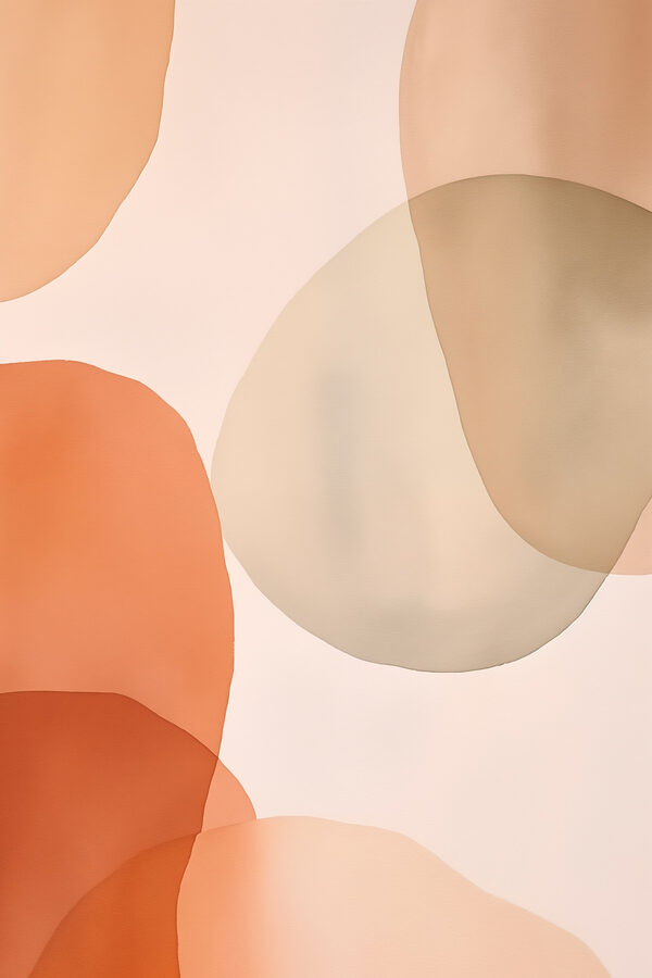 Soft hues in gentle swirls