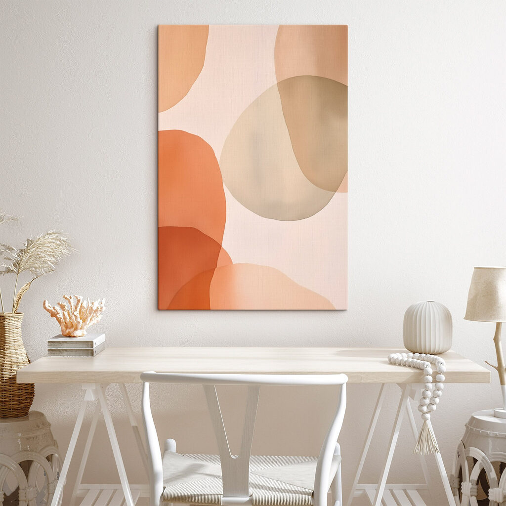 Soft hues in gentle swirls