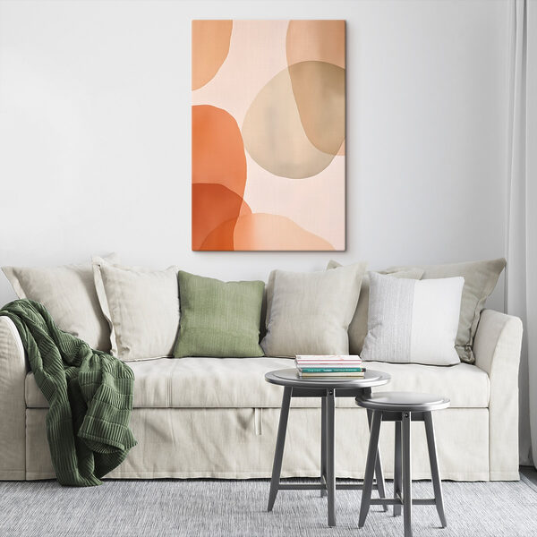 Soft hues in gentle swirls