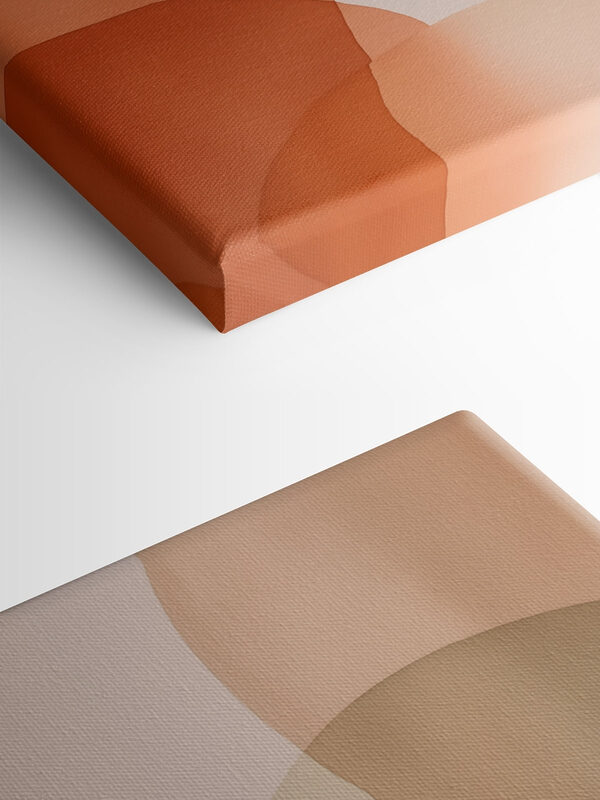 Soft hues in gentle swirls