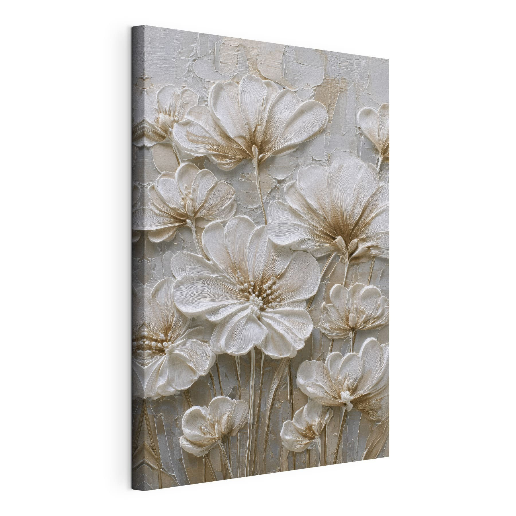 Delicate blooms on textured surface Delicate blooms on textured surface