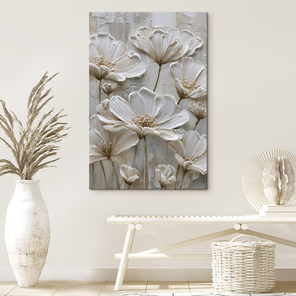 Quadri Fiori eleganti dai colori tenui