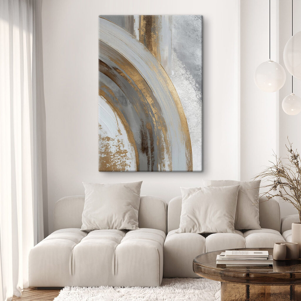 Flowing lines in muted color palette Flowing lines in muted color palette