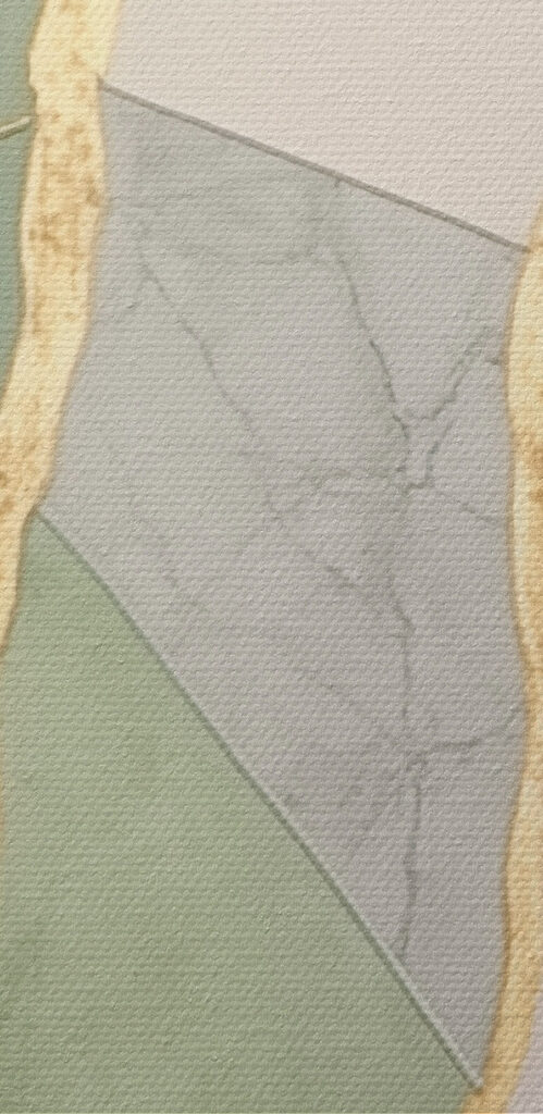 - Elegant lines and calming colors