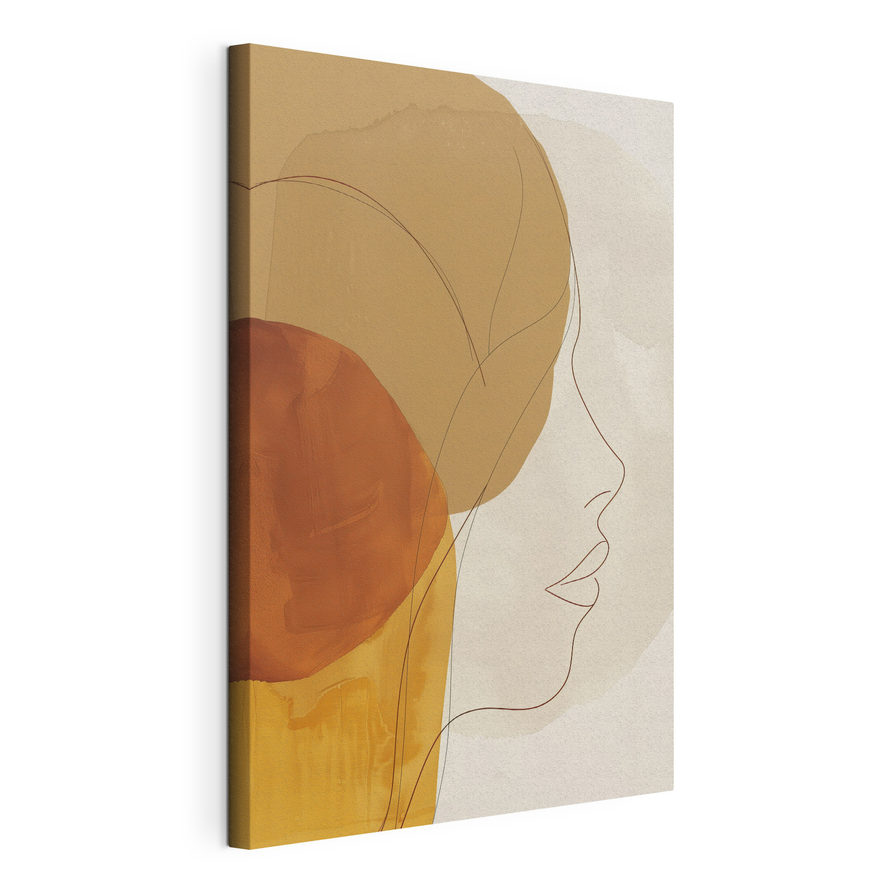 Drawing of a woman's face