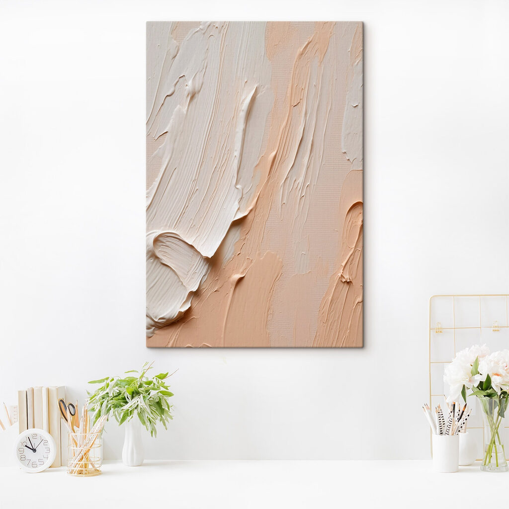 Textured Layers in Soft Hues