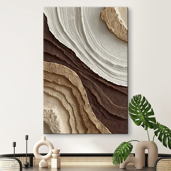 Quadri Toni terra materici a strati