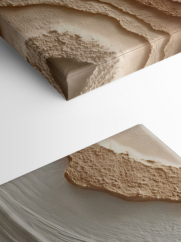Textured Earth Tones in Layers