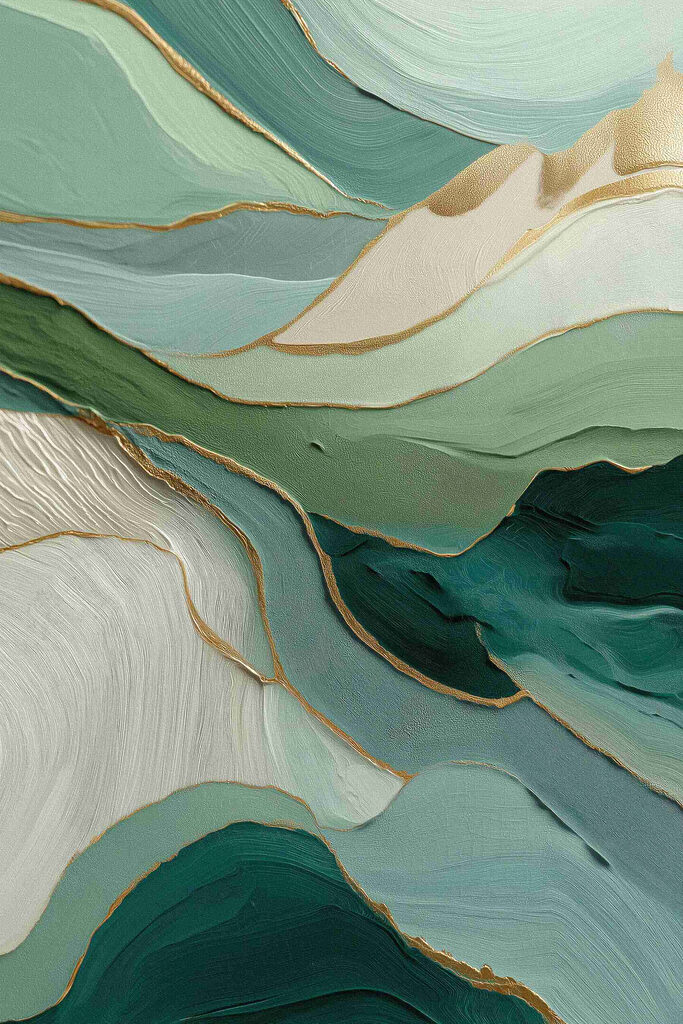 Flowing layers of soft color harmony Flowing layers of soft color harmony