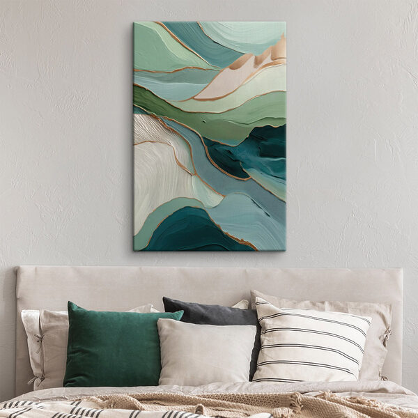 Flowing layers of soft color harmony Flowing layers of soft color harmony