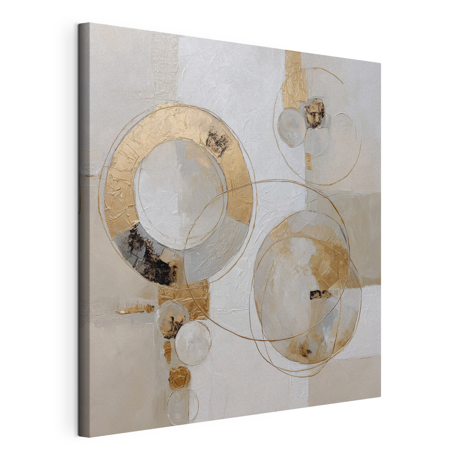 Painting of circles and lines Painting of circles and lines