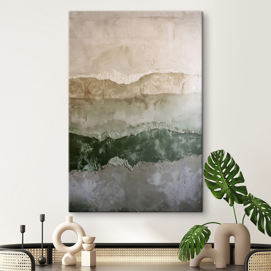 Wall with a few layers of cement