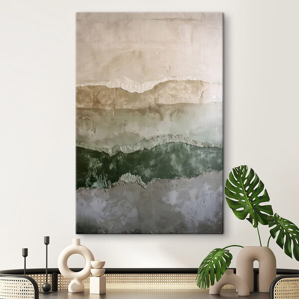 Wall with a few layers of cement