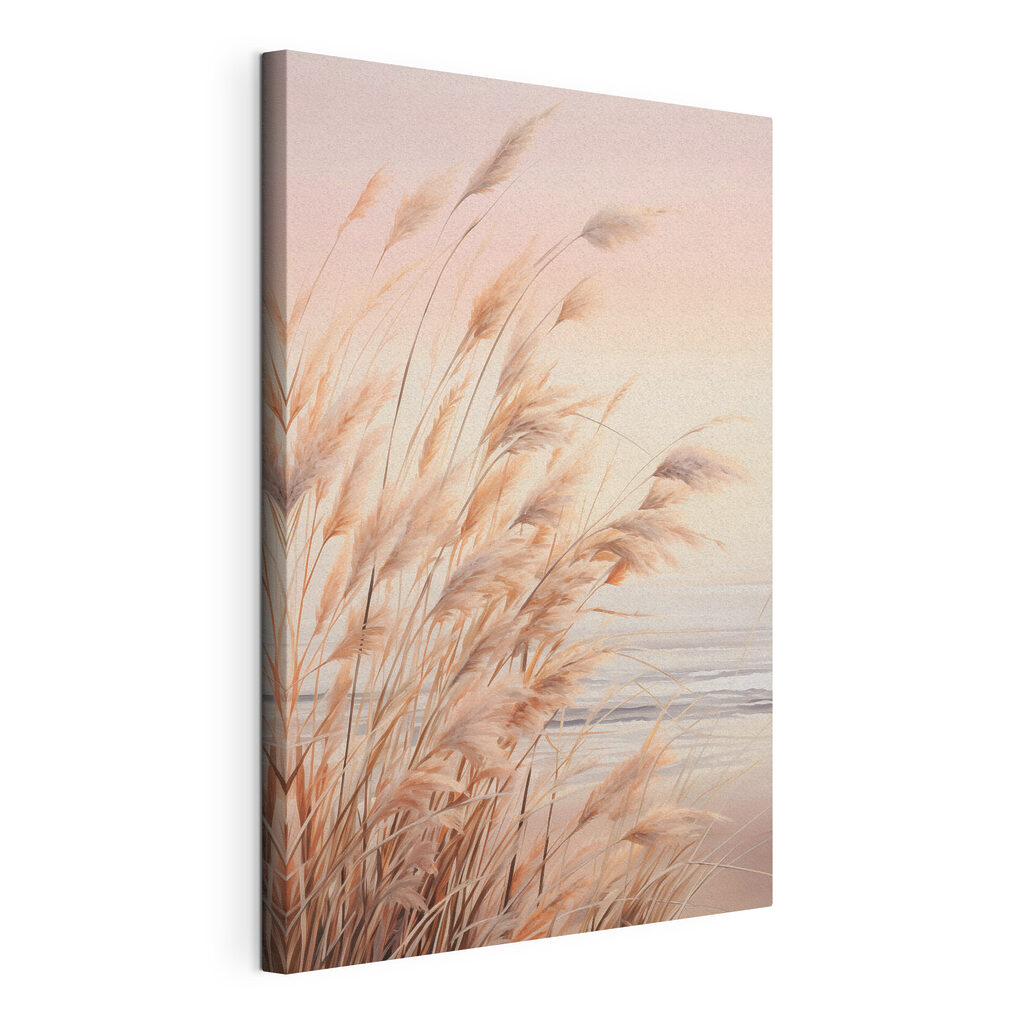 Soft grasses by tranquil waterside Soft grasses by tranquil waterside