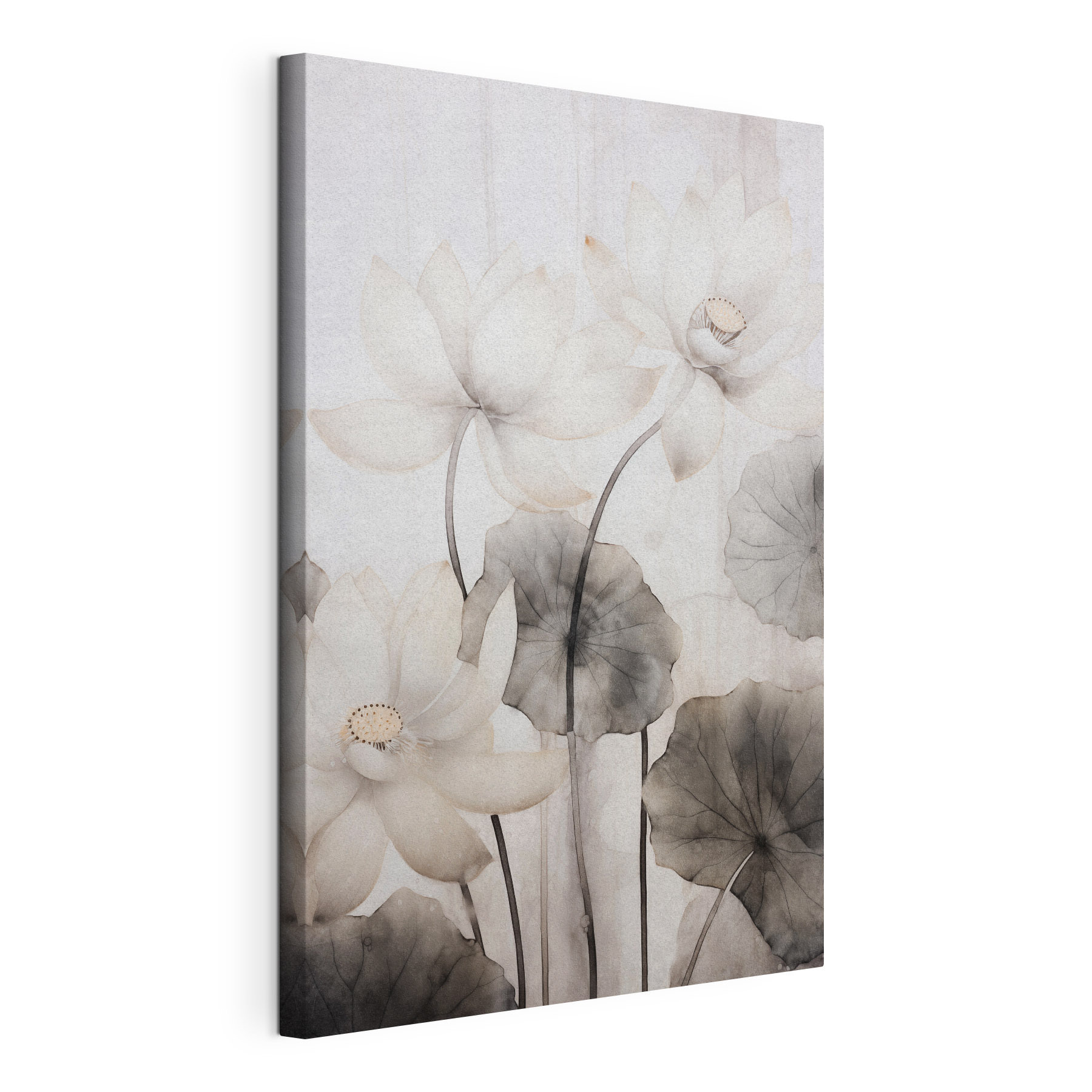 Delicate lilies on a soft background