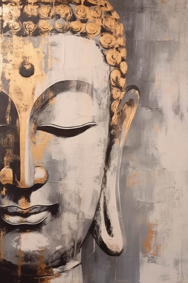 Painting of a face