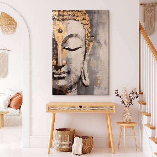 Painting of a face