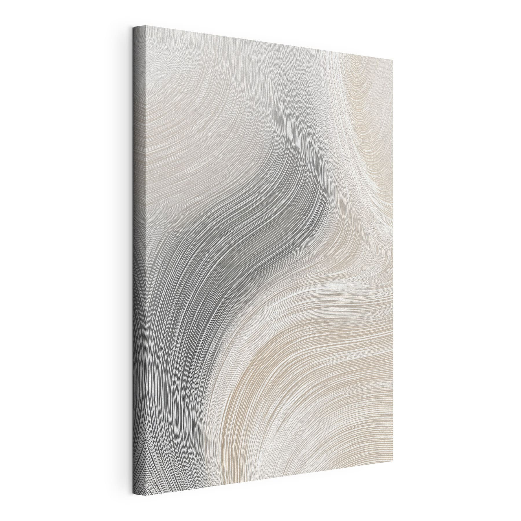 Fluid lines in soft, muted tones Fluid lines in soft, muted tones