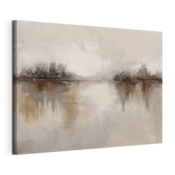 Quadri Quadri Dipinto raffigurante alberi e acqua (COD: s46158)