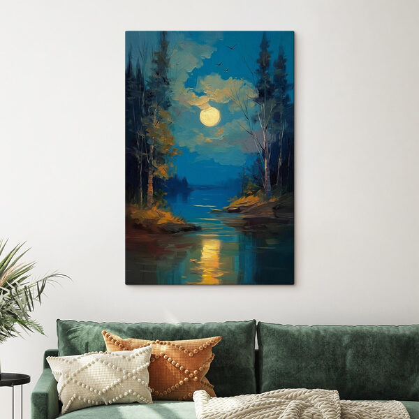 Quadri La luna sul fiume