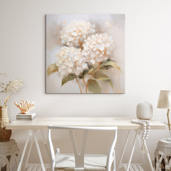 Painting of white flowers
