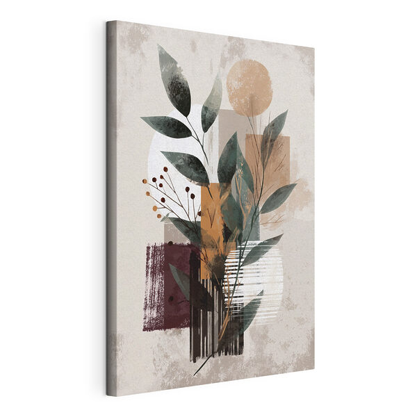 Quadri Quadri Dipinto raffigurante foglie e fiori (COD: s46393)