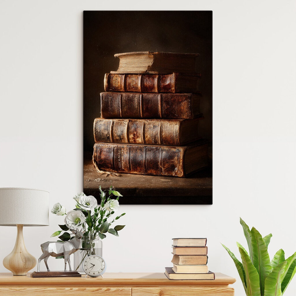 Stack of old books