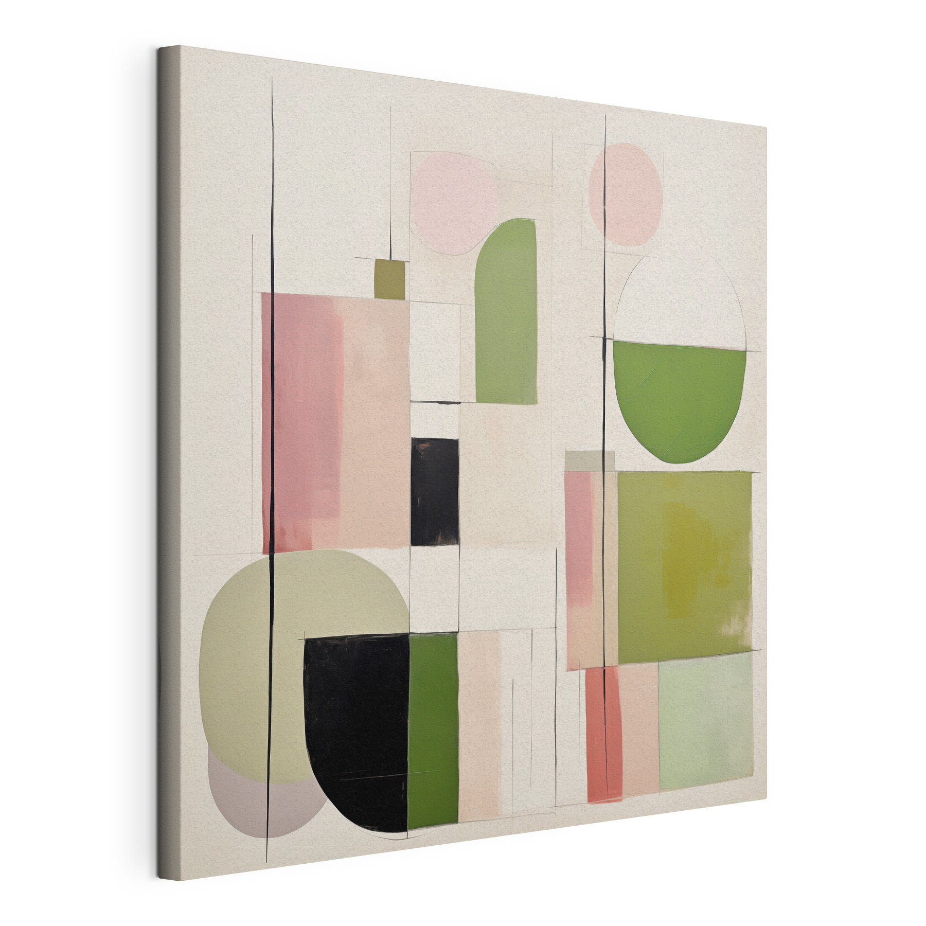 Painting of different shapes and colors Painting of different shapes and colors