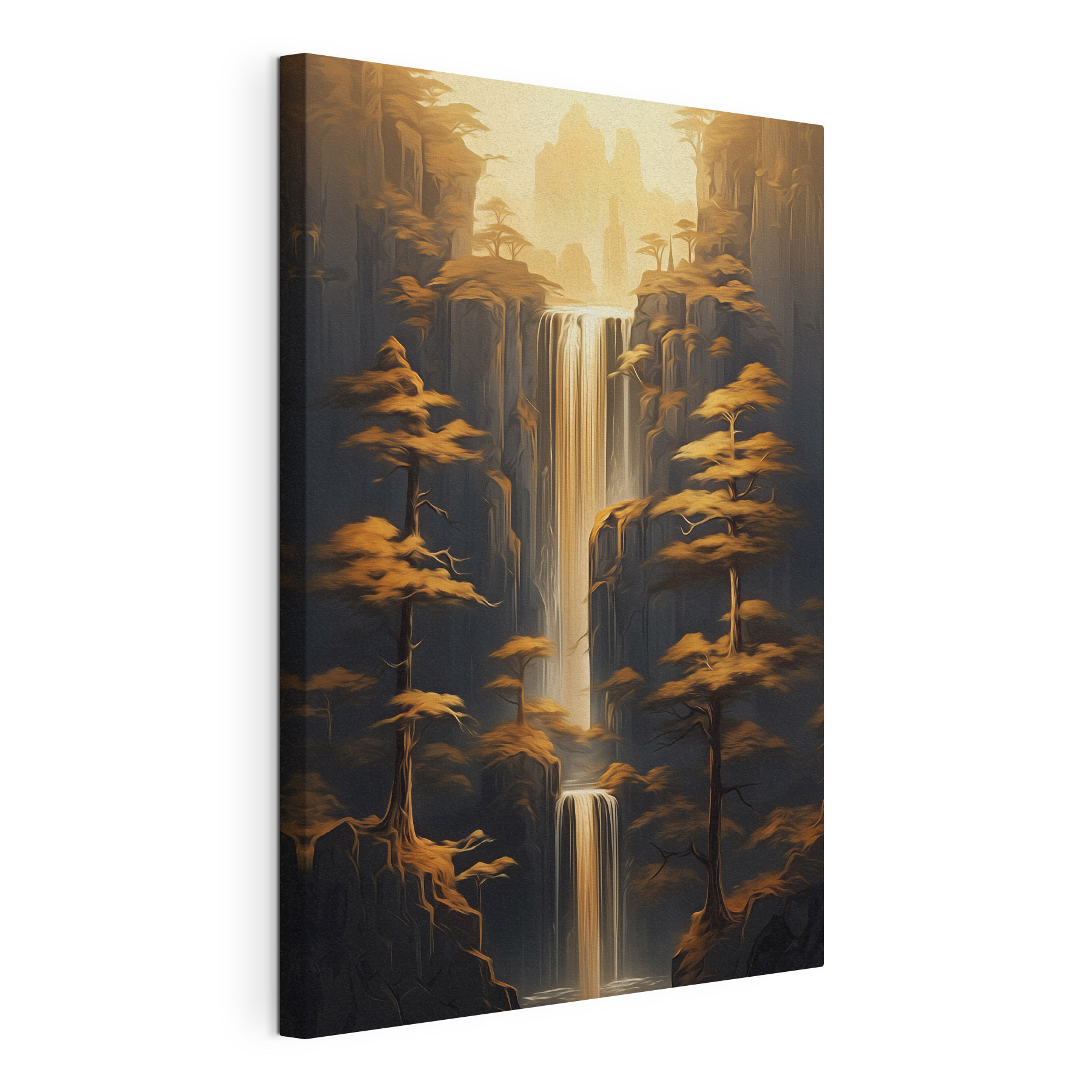 Waterfall in a forest