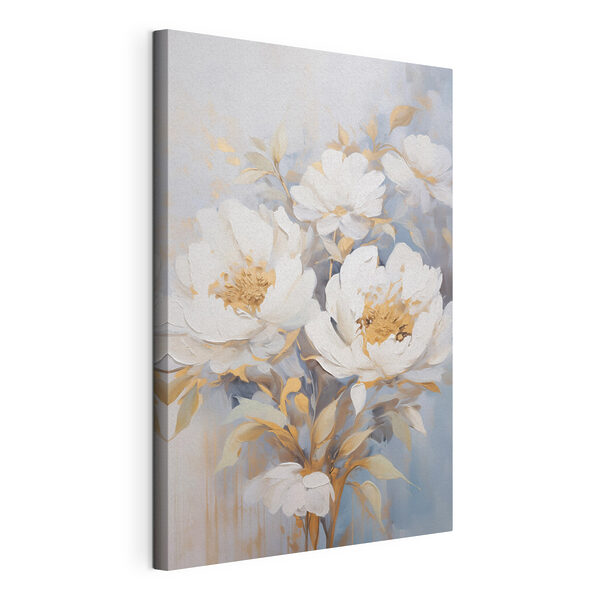 Quadri Dipinto raffigurante fiori bianchi (COD: s46270) Quadri Quadri Dipinto raffigurante fiori bianchi (COD: s46270)