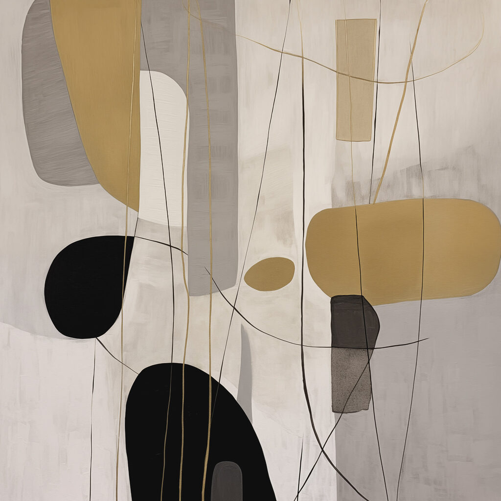 Painting of different shapes and colors