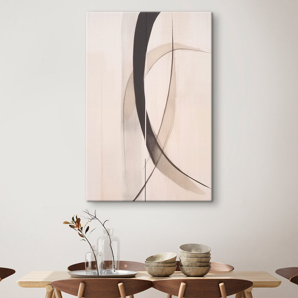 Black and white art piece
