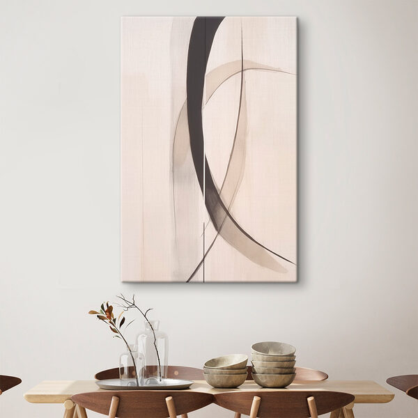 Black and white art piece