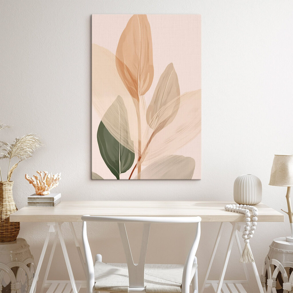 Soft hues of delicate leaves Soft hues of delicate leaves