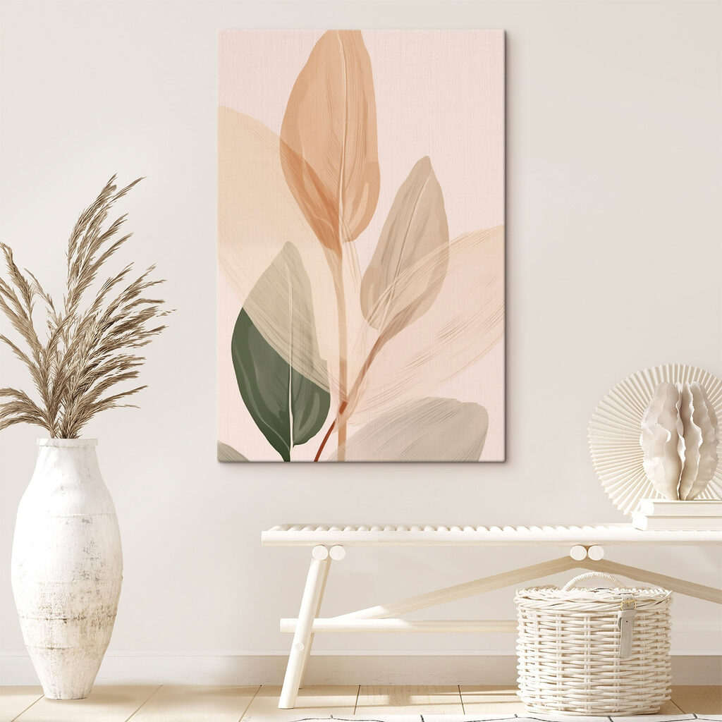 Soft hues of delicate leaves Soft hues of delicate leaves