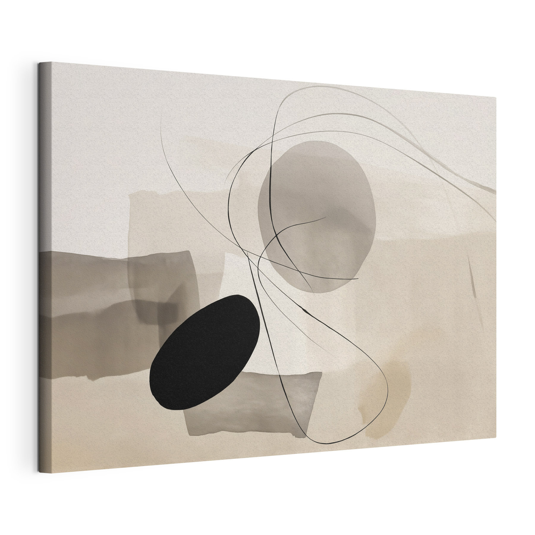 Black and white art piece