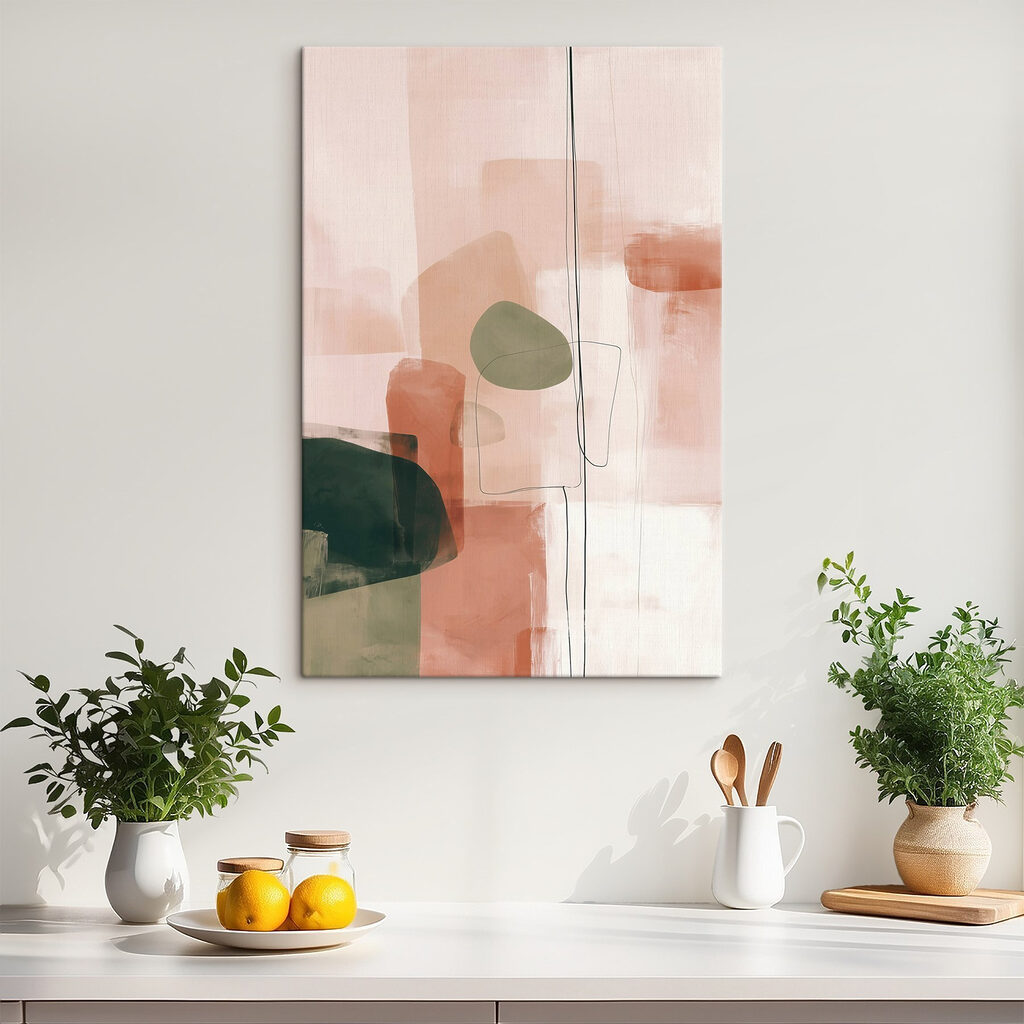 Painting of different shapes and colors