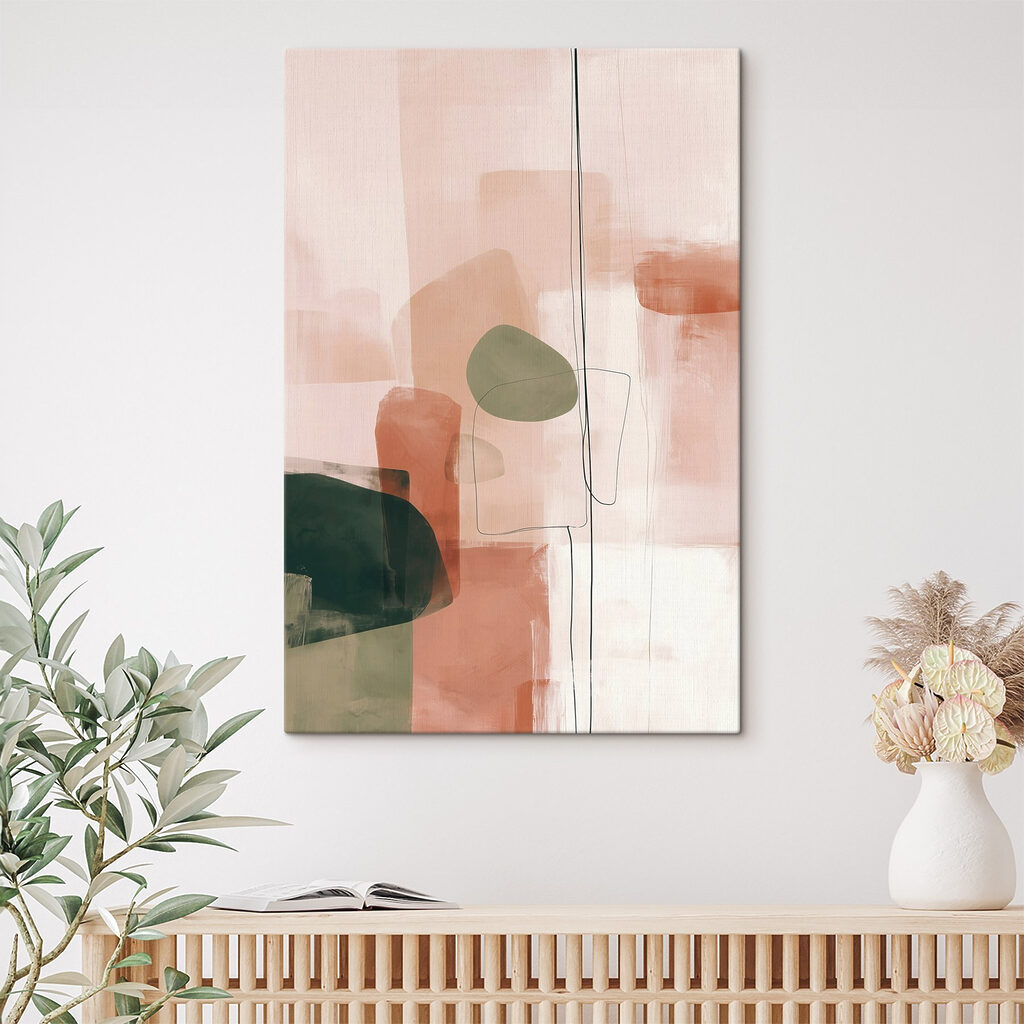 Painting of different shapes and colors