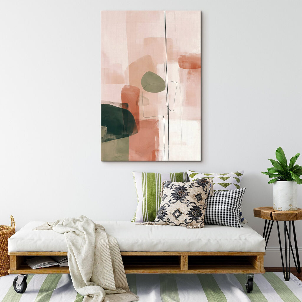 Painting of different shapes and colors