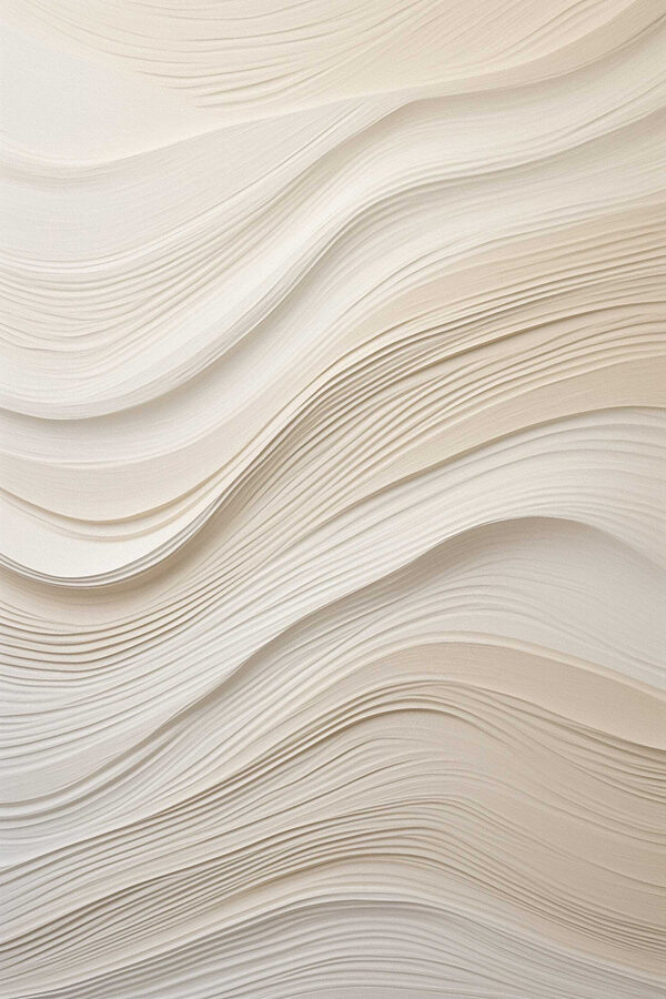 White paper cut out of paper