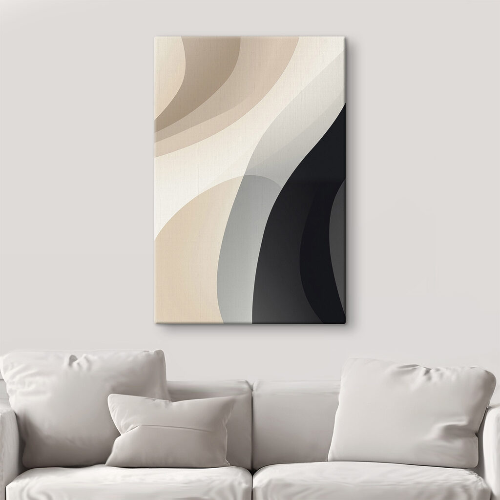 Abstract curves in soft muted tones Abstract curves in soft muted tones