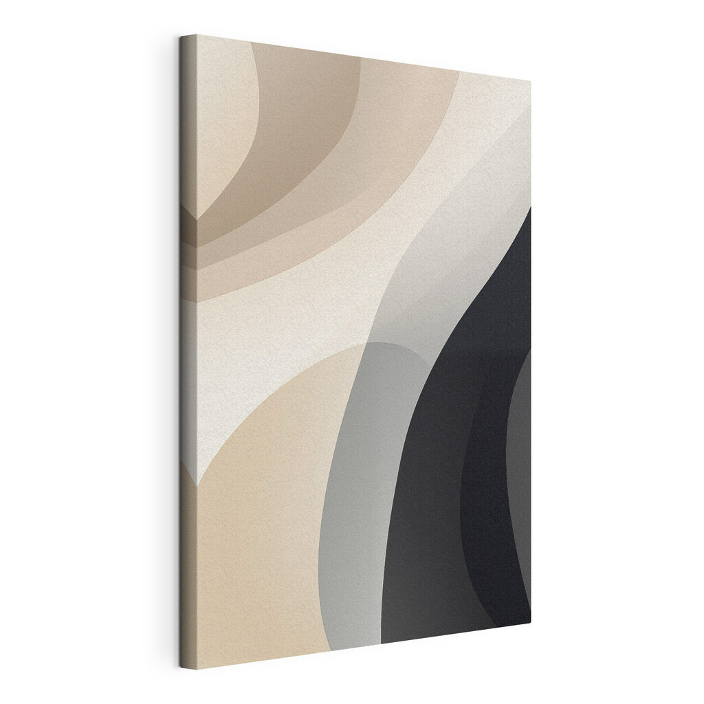 Abstract curves in soft muted tones Abstract curves in soft muted tones