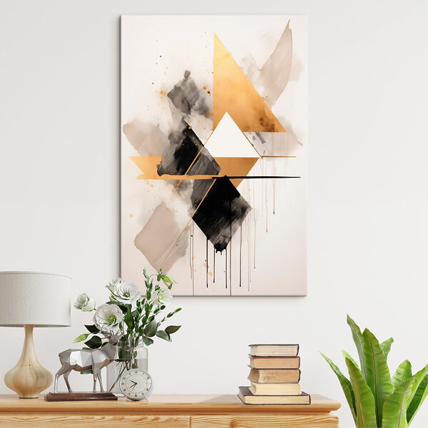 Quadri Disegno di triangoli e linee