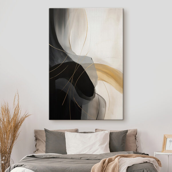 Abstract lines in soft colors