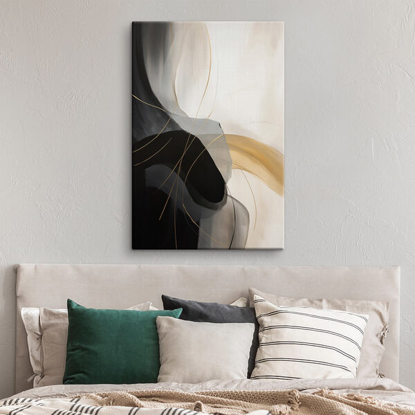 Abstract lines in soft colors