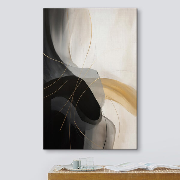 Abstract lines in soft colors